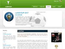Tablet Screenshot of lasocup.cz